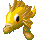 黄金の魚人形